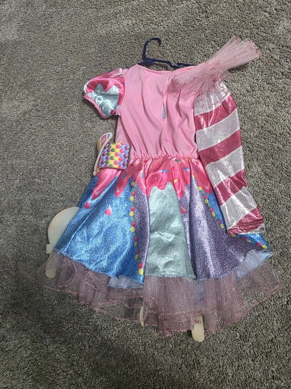 Kids Pink Multicolor Jojo Candyland Costume Dress